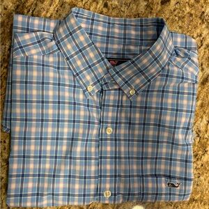 Vineyard Vines Tucker Blue Plaid Shirt